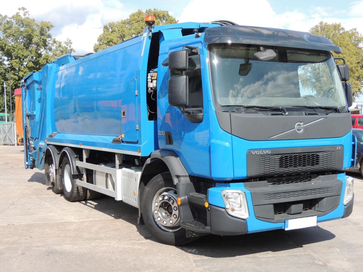VOLVO FE 320 62TR, Garbage truck 2015 year, 6×2, 320KM, EURO 6