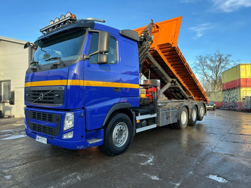 Volvo FH8 hakowiec+ żuraw Palfinger, 2010 r., 506KM