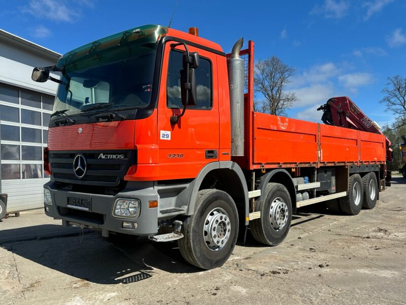 Mercedes Actros 3236 Burtówka + HDS HMF RCL 5300, 2009rok, 6x4