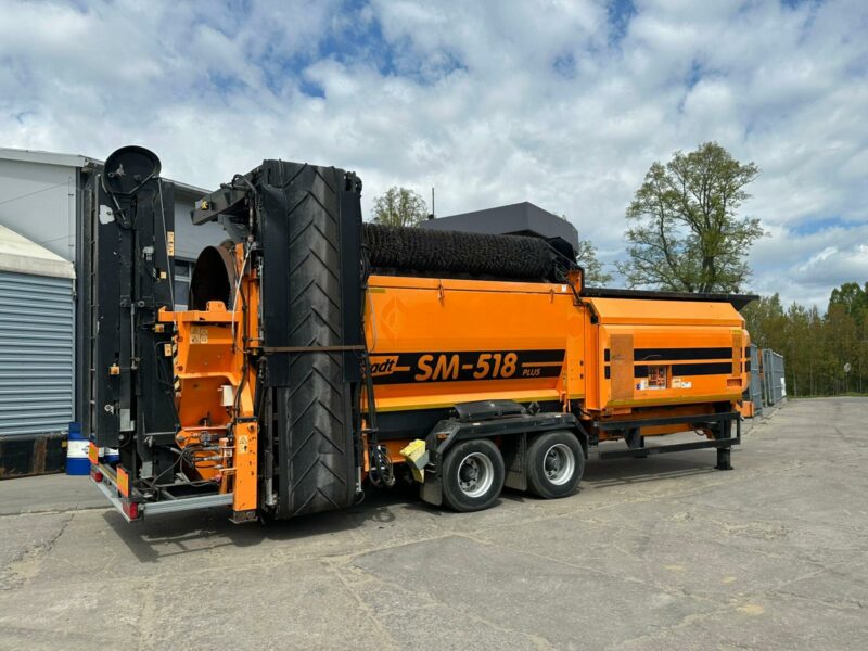 Doppstadt SM518 Mobilny Przesiewacz Bębnowy, 05.2016rok