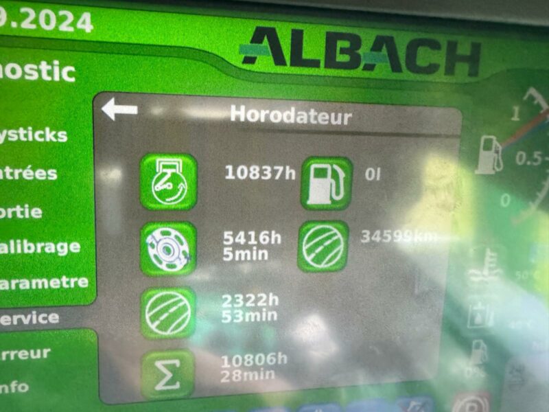 Albach Diamant 2000, Rębak samojezdny, 2017rok, 612KM, Euro 5