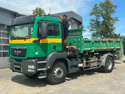 MAN TGS 18.360 Wywrotka / Żuraw Palfinger PKG12001 , 2008rok