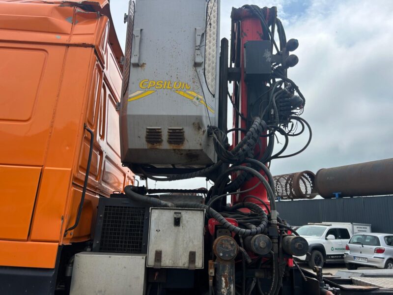 DAF XF 105.510 ciągnik siodłowy + żuraw 2008 rok