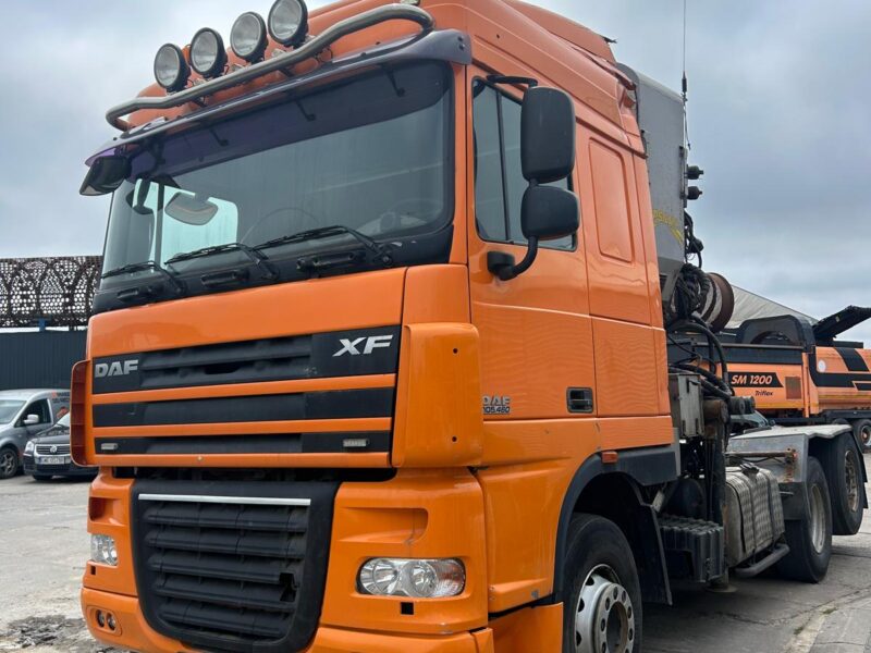 DAF XF 105.510 ciągnik siodłowy + żuraw 2008 rok