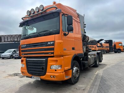 DAF XF 105.510 ciągnik siodłowy + żuraw 2008 rok