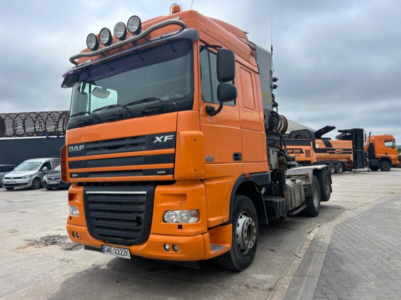 DAF XF 105.510 ciągnik siodłowy + żuraw 2008 rok